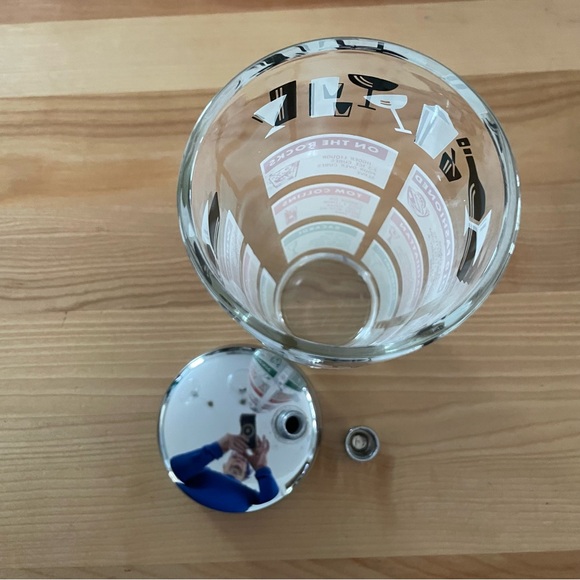 Cocktail Shaker with Recipe Guide - Silver and Multicolor - Picture 2 of 7